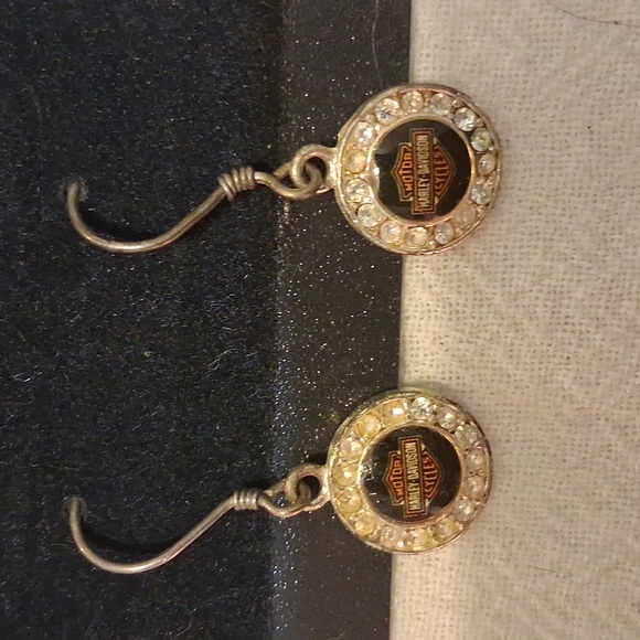 Harley Davidson Earrings - Picture 3 of 4